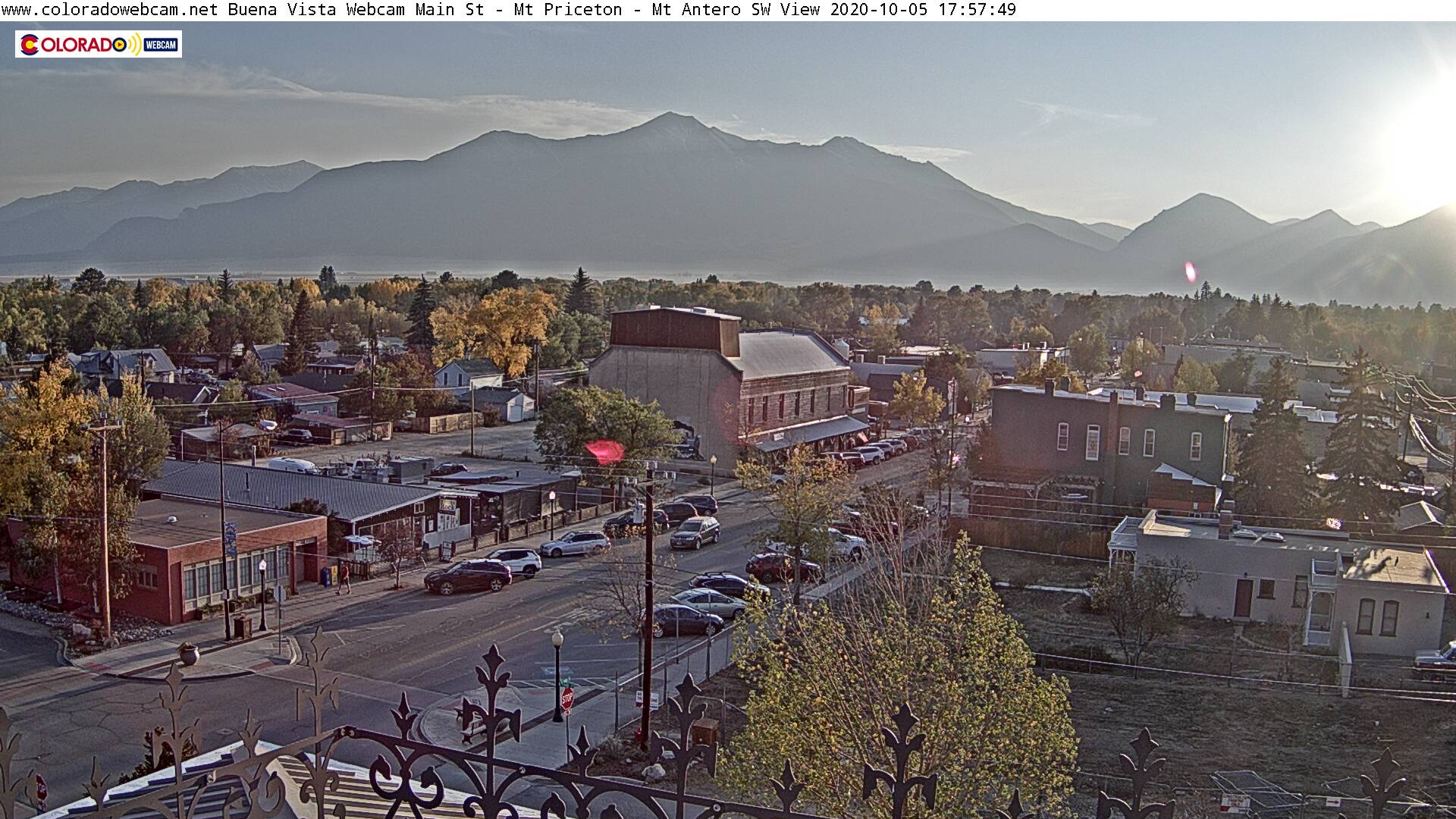 Buena Vista cam Main St Mt Princeton Mt Antero SW View Buena